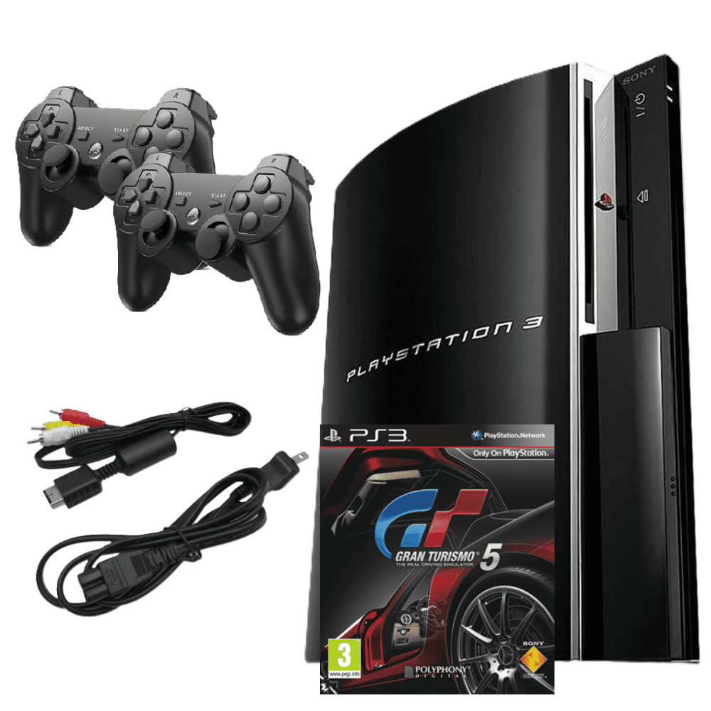 Restored Sony Playstation 3 PS3 Console Original 80GB Black with