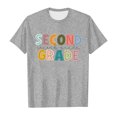 thumbnail image 4 of TZEWGL Hauts pour Fille Garçon Rentrée Scolaire Saison Imprimé Col Rond Manches Courtes Vêtements pour Filles Garçons Taille 12-13T, 4 of 4