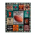 thumbnail image 2 of Affordablo Sherpa Fleece Throw Blanket Reversible Plush Sports Blankets Flannel Decorative Blankets Air Conditioning Blankets Throw Blankets Warm Plush Throw Blankets for Couch, Sofa, Bed, 2 of 3