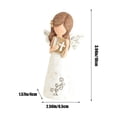 thumbnail image 3 of Zenithome Statue Commémorative d'Ange en Résine de 3,9 Pouces, Figurine Sculptée Peinte à la Main pour la Déco de la Maison, Cadeau pour la Fête des Mères, l'Amitié, la Guérison et l'Encouragement, 3 of 6