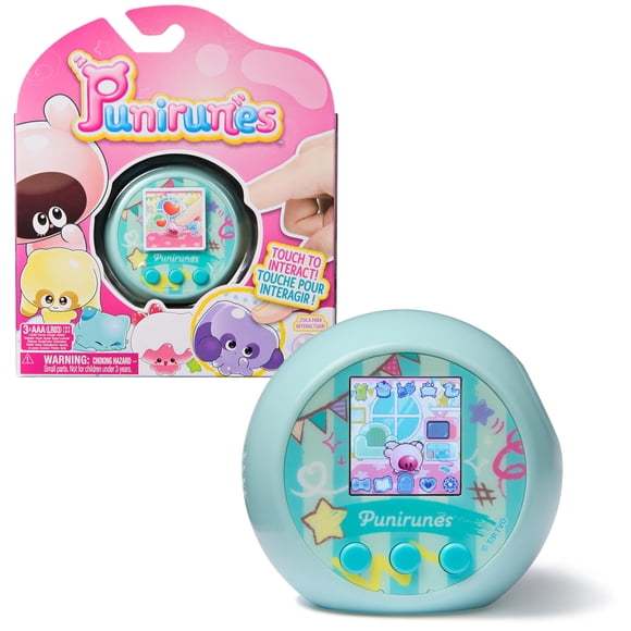 Punirunes , Jouet Interactif Numérique avec 55 Personnages Squishy à l'Intérieur, Réagit au Toucher, Affichage en Couleur, Jouets pour Enfants Filles & Garçons de 5 Ans et Plus