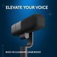 thumbnail image 3 of Logitech G Yeti Studio Active Dynamic XLR Broadcast Microphone for Gamers, ClearAmp Active Preamp, Dual-Diaphragm Capsule, Internal Shockmount - Black, 3 of 5