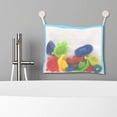 thumbnail image 4 of Wall Mounted Mesh Organizer With Suction Cups For Bath Toys Storage And Easy Bathroom Organization, 4 of 6