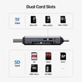 thumbnail image 3 of BENFEI SD Card Reader, USB C to SD Micro SD Card Memory Card Adapter Dual Slot, 3 of 7