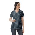 thumbnail image 1 of Moomaya Chemise Tunique Style Enveloppant pour Femmes en Coton Décontracté Col Classique Boutonné, 1 of 6