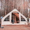 thumbnail image 4 of Waterproof Inflatable Tent Camping Tent for Fishing Hiking Caping Backpacking for 3-8 Persons L, 4 of 7