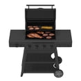 thumbnail image 4 of Charbroil Performance Series Flavormax 4-Burner Gas BBQ Grill Cart with Side Burner, 4 of 9