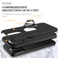 thumbnail image 5 of [PST] Étui Anneau pour iPhone 16 Pro Max, Étui Hybride Magnétique avec Béquille et Support Anneau Invisible, 5 of 5