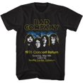 thumbnail image 1 of T-Shirt Noir pour Adulte Bad Company Concert Return 6TG, 1 of 2
