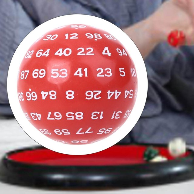pitrice Acrylic Dices Game Entertainment Family Polyhedral Dice Red