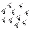 thumbnail image 2 of S SERENABLE 10 Pcs Guides d'Embout de Canne à Pêche Anneaux Kit de Réparation Bricolage Variété Embouts de Canne Haut 8# 8, 2 of 7