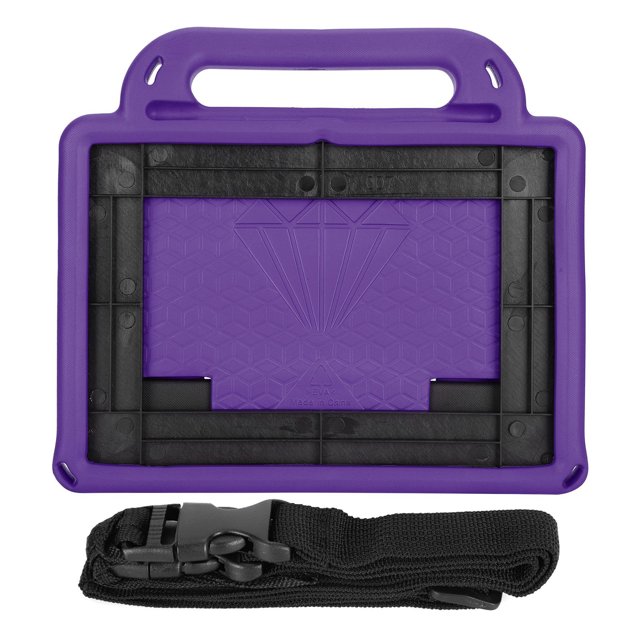 Housse de Protection pour Tablette Découpes Fines Facile à Transporter Étui Antichoc pour Enfants Adolescents Maison École Violet