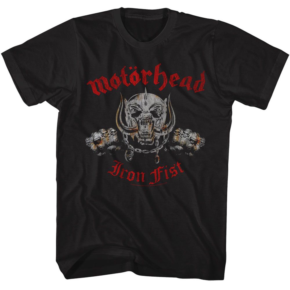 Motorhead Iron Fist Black Adult T-Shirt 3Xl