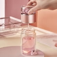 thumbnail image 3 of Glass Tea Infuser Double Layer Insulation Tea Maker Leak-proof Portable Travel Tea Cup with Filter Tea Water Separation Tea Bottle Gift for Tea Lovers, 3 of 8