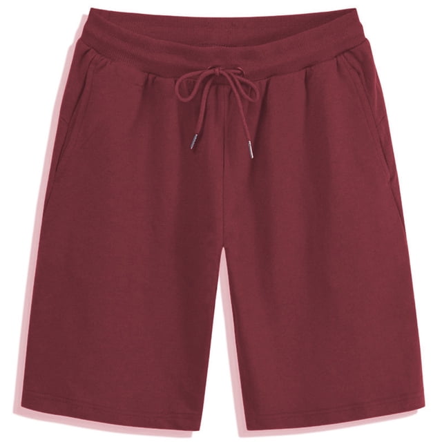 EOYWHK 5" Inseam Swim Shorts for Men Summer Quick Drying Beach Shorts Casual Solid Color Athletic Cargo Sleep Shorts