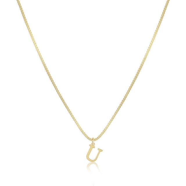 Matoen Add A Of To Your Everyday Look With This Initial Necklace Initial Dainty Necklace For Women