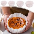 thumbnail image 1 of Bowayaoa Non Stick Oil Paper for Baking, Silicone Release Paper, Cake Baking Paper for Basque Cheesecake, Non-Folding Parchment Paper for Easy Demolding, 1 of 7