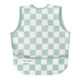 thumbnail image 1 of Tiny Twinkle - Apron Bib - Sage Checkers - 6-24M, 1 of 5
