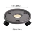 thumbnail image 3 of QTOCIO Mobile Tray With Plastic Belt Roller Circular Chassis Potted Plants Water Receiving Movable Pot Holders, 3 of 4