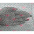 thumbnail image 1 of oneOone Viscose Chiffon Fabric Geometric & Flamingo Bird Print Fabric BTY 42 Inch Wide, 1 of 4