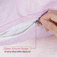 thumbnail image 2 of Unique Bargains Satin Pillowcase Zippered Silky Sateen, 2 of 9