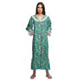 thumbnail image 3 of Moomaya Printed Nightdress For Ladies Cotton Ruffled Border Nursing Nightwear, 3 of 5