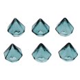 thumbnail image 4 of Esquirla 6 Pcs Clear Glass Bottle Charm Pendant DIY Craft Jewelry Making Deep Green, 4 of 7