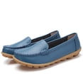 thumbnail image 4 of Dakaela Mocassins pour Femmes à Enfiler, Décontractés, Conduite, Travail, Plats, Bout Rond, Chaussures de Marche, Bleu 8.5, 4 of 6
