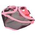thumbnail image 2 of Muzzle, Breathable Soft Edges Adjustable Short Snout Dog Mesh Muzzle  For Shar Pei Blue,, 2 of 8