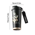 thumbnail image 3 of TIMIFIS Stainless Steel Mug Coffee Thermal Mug Multi-Color Optional Spray Plastic 304 Stainless Steel Mug Portable Car Carrying Coffee Mug Student Walking Mug Coffee Cups, 3 of 6