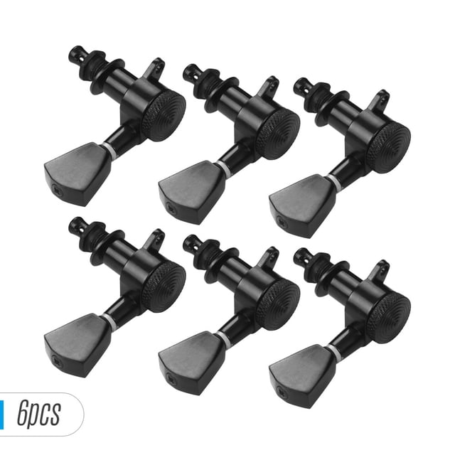 Têtes de Guitare Électrique Boutons de Réglage Verrouillage Tuners Lot de 6 Pcs 6R