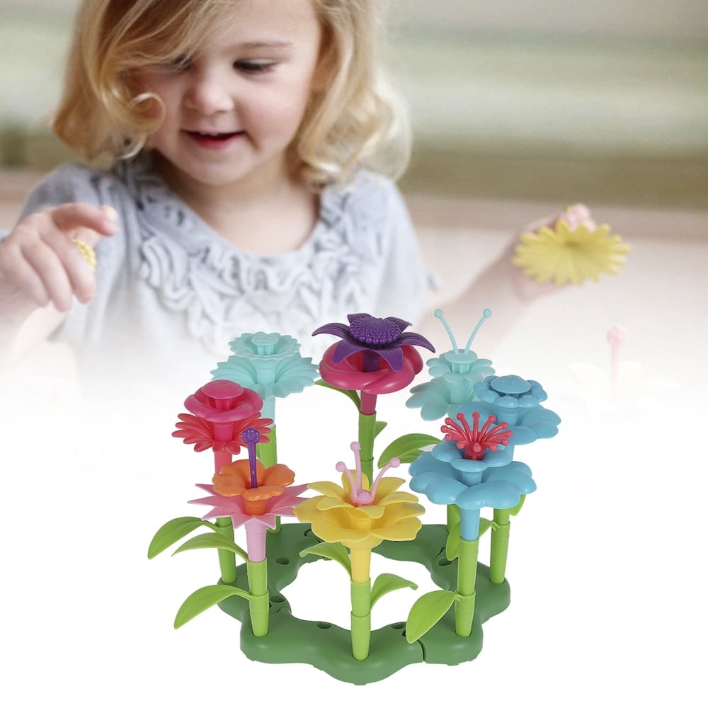 Kids Flower Garden Building Toys Children Educational Toy Building Blocks