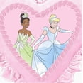 thumbnail image 3 of Disney Princesse Oreiller Décoratif en Forme de Cœur pour Enfants, 40.6 cm Cœur Rose, 3 of 4