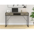 thumbnail image 3 of Safdie & Co. Writing Desk/Computer Table/Gaming Office Desk-48"L/Grey Wood/Black Metal, 3 of 4