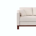thumbnail image 4 of Brooklyn Upholstered Wood Base Sofa with 2 Throw Cushions, 4 of 9