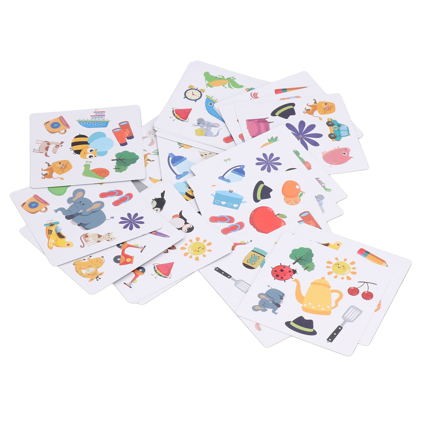Matching Card Games, Family Board Toys Flip Card Game Simple Rules Paper Gifts  for Daily Playing for Children