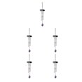 thumbnail image 1 of mmirethe Multiple Styles And Colors Wind Chimes For Wide Application Unique Style Wind Chime Pendant black 5Set, 1 of 6
