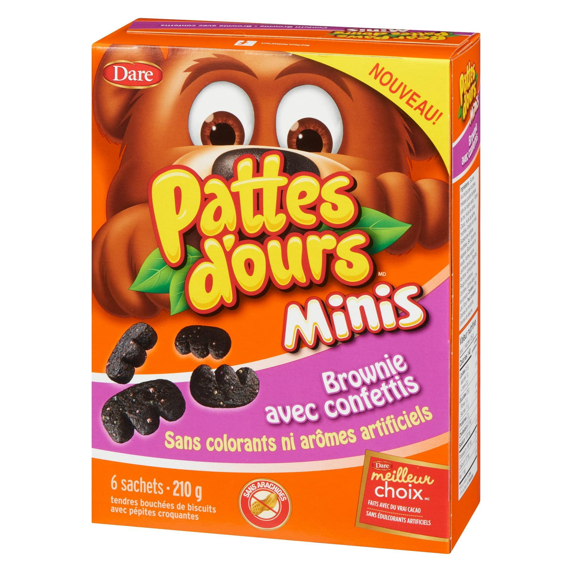 Dare Pattes Dours Confetti Brownie Biscuits