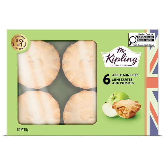 Mr Kipling Mini Apple Pies - 6 pack, 315g