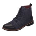 thumbnail image 2 of Bottes Mi-Mollet Décontractées à Lacets pour Hommes, 2 of 7