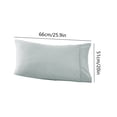 thumbnail image 3 of Czzoypi Pillow Cases (Beige), Pillowcases Medium Cool Pillowcase Pillow Pouch Brushed Fabric Pillowcase Cool Pillowcase Suitable For Sound Sleepers Soft Breathable Pillowcase Envelope Closure, 3 of 6