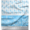 thumbnail image 3 of Soimoi Rayon Fabric Bud & Floral Panel Print Fabric by Yard 42 Inch Wide, 3 of 3