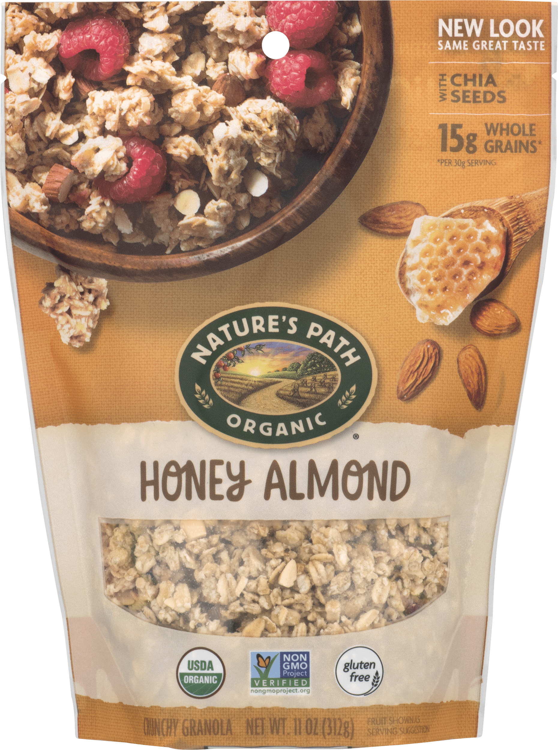NATURES PATH, GRANOLA GF HNY ALMND, 11 OZ, (Pack of 8)