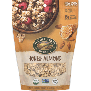 NATURES PATH, GRANOLA GF HNY ALMND, 11 OZ, (Boîte de 8)