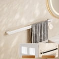 thumbnail image 2 of TIELUTT Household Bath Towel Rack Bathroom Storage Slippers Rack Toilet Toilet Wall Stainless Steel Rack Dish Dry Rack Small Dish Rack Rolling Dish Rack over Basin Stand, 2 of 5