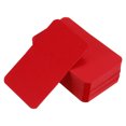 thumbnail image 1 of Unique Bargains 3.5' x 2' Blank Paper Business Cards Small Index Flash Cards Message Note Card, Red 300 Pack, 1 of 5