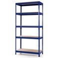 thumbnail image 1 of Gymax Étagère de Rangement de Garage en Métal à 5 Niveaux de 73 Pieds' Autoportante avec Unité Réglable Bleu, 1 of 10