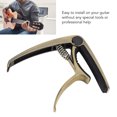 thumbnail image 4 of Capo Guitare, Capo Tension à Ressort Réglable en Métal pour Ukulélé Électrique Acoustique Bass Banjo, Quick Release, 4 of 8