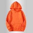 thumbnail image 4 of Timegard Oversized Sweatshirt for Women Hooded Sport Workout Pullover Tops Long Sleeve Solid Color Top with Pocket, 4 of 8