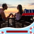 thumbnail image 2 of Elastic Beach Chair Towel Straps Secure Binding Bands For Sand Days At The Shore Beach & Pool & Cruise Chairs Stretch Silicone Beach Towel Clips Towel Bands, 2 of 5